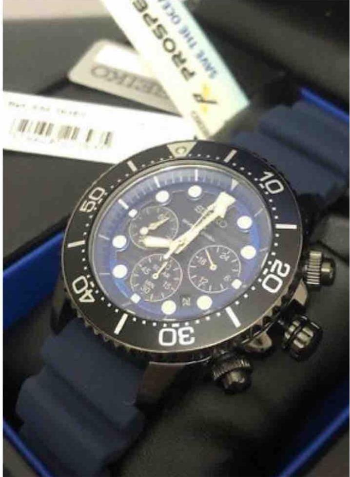 BNIB SEIKO PROSPEX Save The Ocean Black Series Special Edition Solar  Chronograph Diver's SSC701P1 SSC701P SSC701 Blue Dial Rubber Strap Men  Watch (PRE-ORDER) | Lazada Singapore