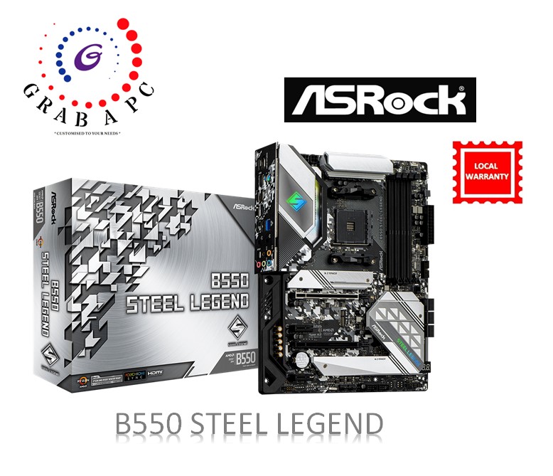 ASROCK B550 STEEL LEGEND | Lazada Singapore