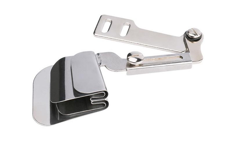 【HorizonShop】Sewing Foot Double-Layer Fabric Seaming Pulley Binder Swing Hemming Sewing Machine Presser Tool. 