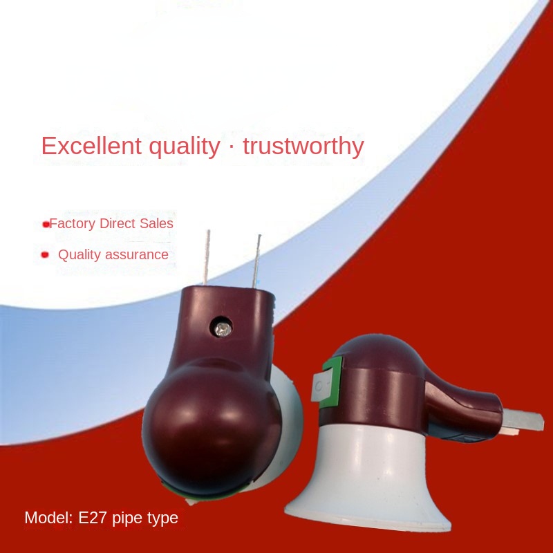 Nhà WI ống loại E27 đèn vít chủ, Plug-in chuyển đổi giữ đèn với chuyển đổi đèn ban đêm ổ cắm Kệ đèn LED