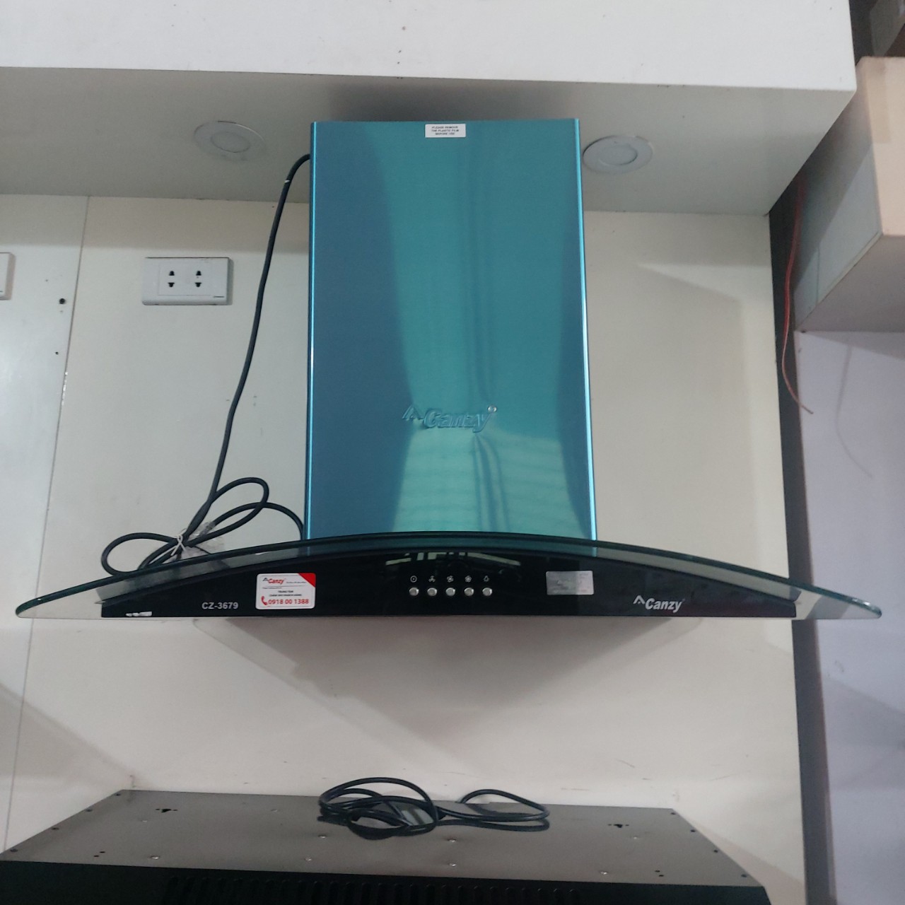 Máy Khử Mùi Kính Cong Cao Cấp CANZY CZ3679