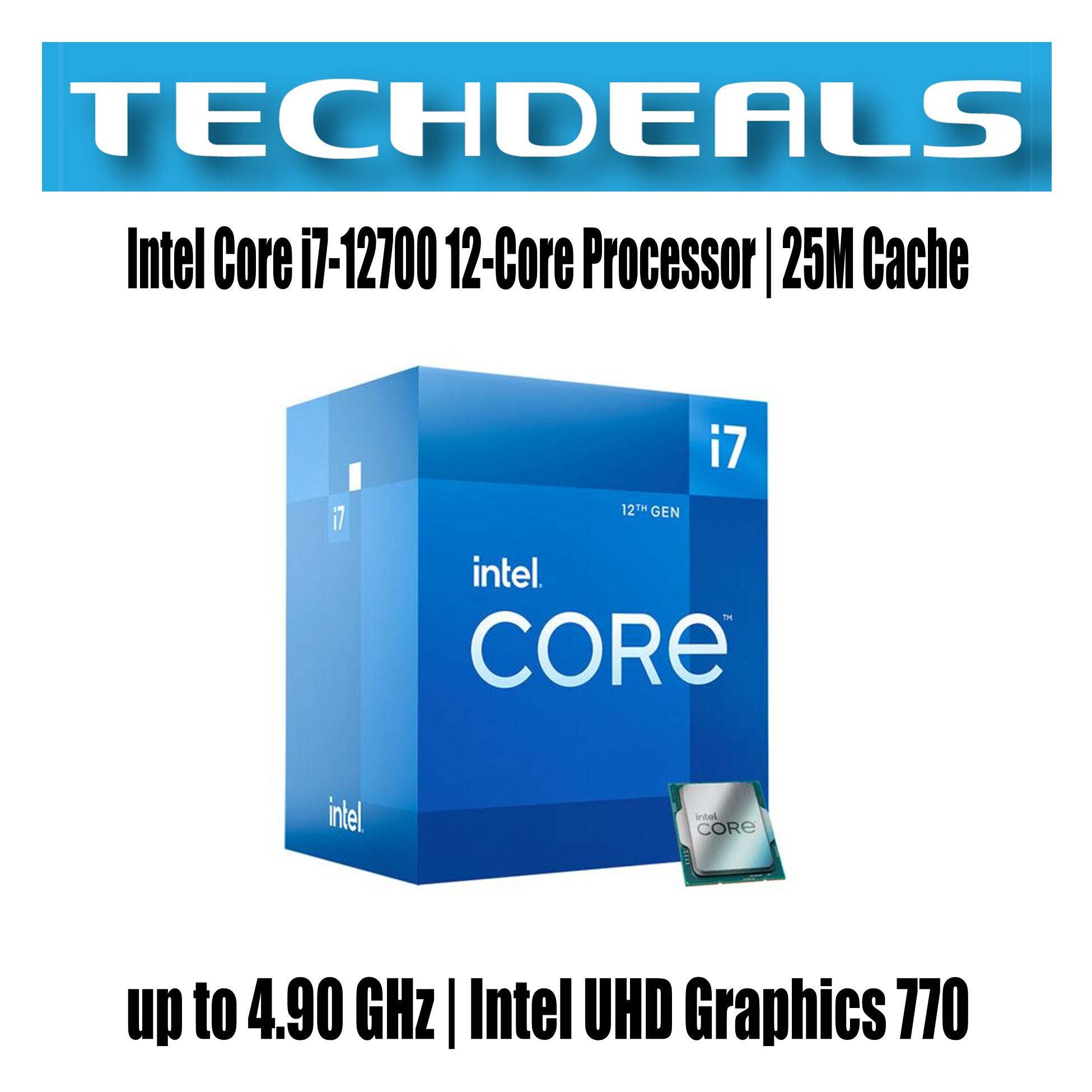 Intel Core i7-12700 12-Core Processor | 25M Cache | up to 4.90 GHz