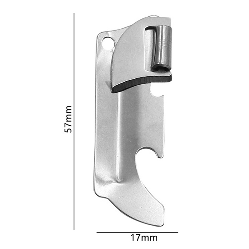 [Veli Shy] Utili-key Stainless Steel Multi-function Can Opener Opener Folding Mini Opener