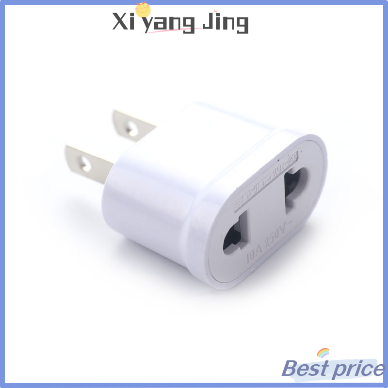 XYJ Flash Sale Home US Plug to EU Plug Round And Flat Dual-Purpose Conversion Plug Converter Socket