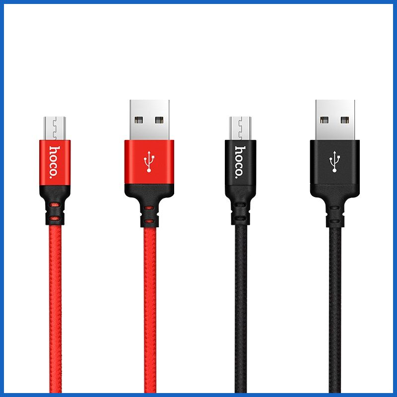 Dây Sạc Nhanh Hoco X14 Dây Dù cho Iphone/Ipad/Androi/TypeC  1M/2M