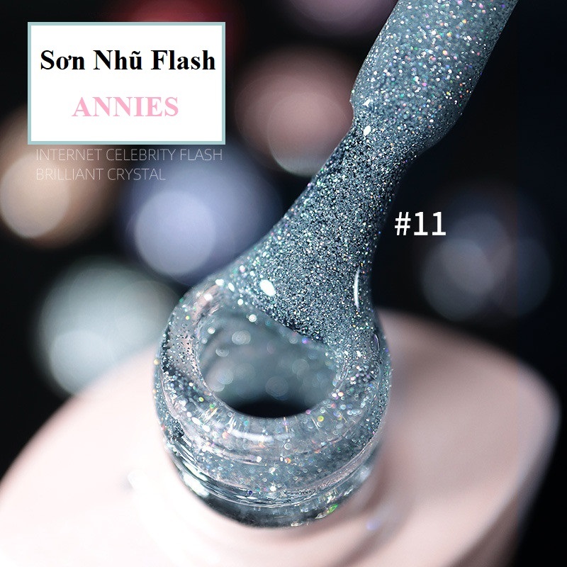 Sơn gel nhũ flash cát Annies