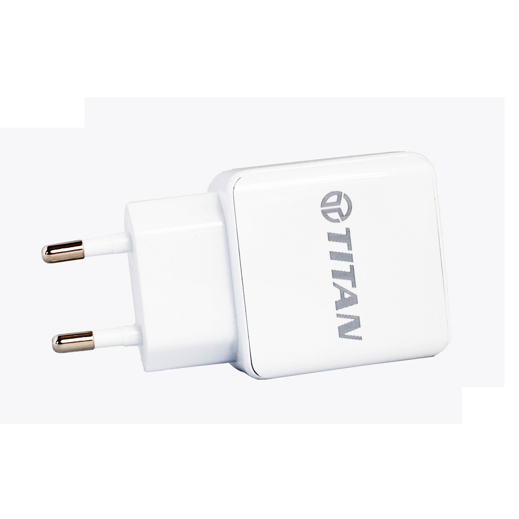 Củ, Cốc Sạc Nhanh 2 Cổng USB TITAN SN07
