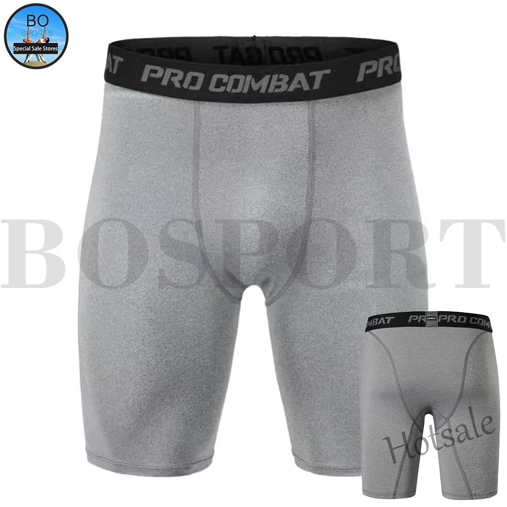 BOSPORT Men`s Compression Short Pants Basketball Legging Supporter