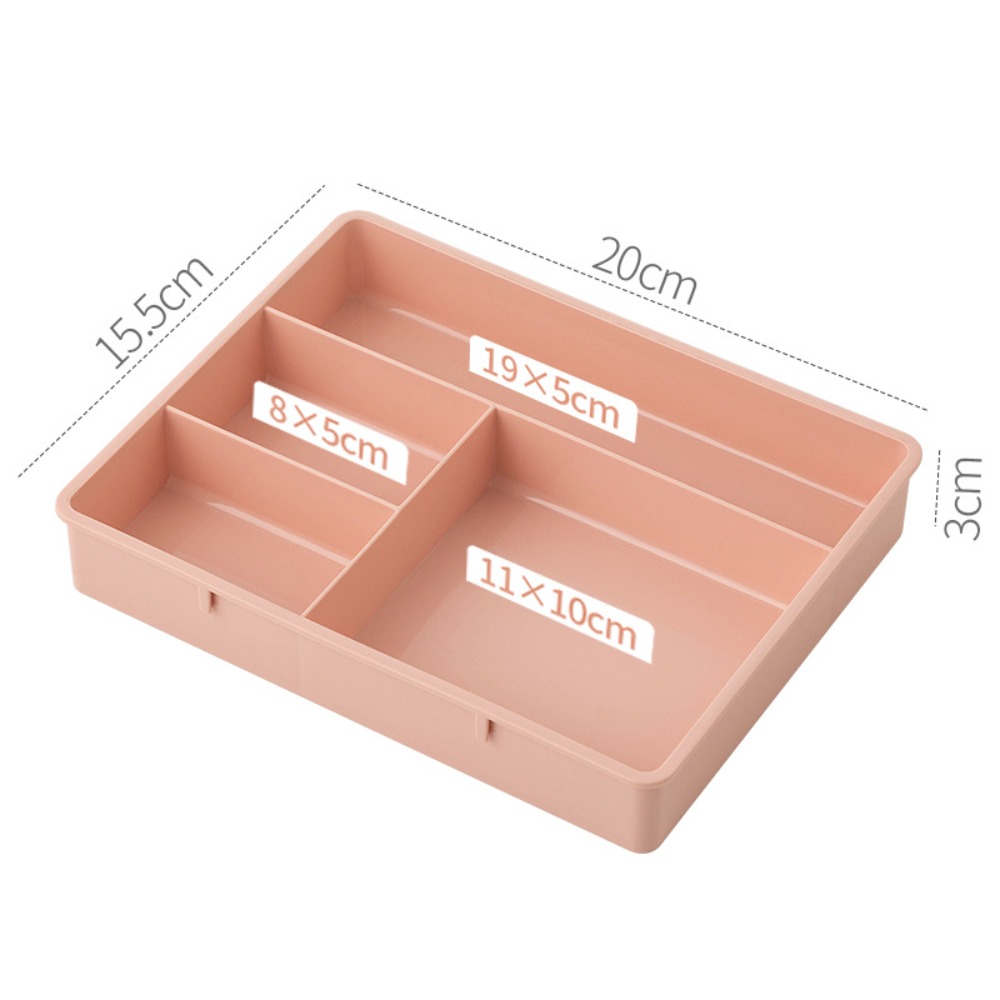 VXUAIQ STORE Multi-Purpose Stationery Container Compartment Drawers Storage Box Divide Drawer Organizer Cosmetics Tray Divider Desktop Storage Bin