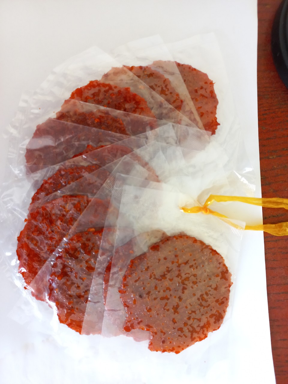 1 Xâu Khô Cá Bò Rim Sate Ép Miếng