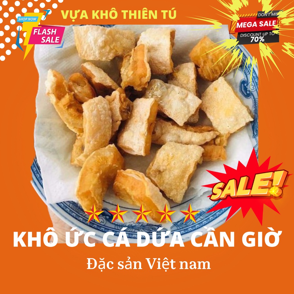 Khô ức cá dứa loại đặc biệt ngon hảo hạng , ức cá dứa chứa nhiều Omega 3 tốt cho sức khỏe gia đình bạn
