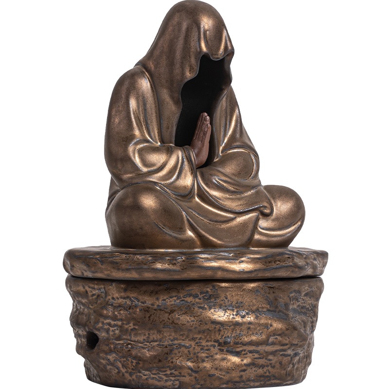 Lư đồng đốt hương trầm dáng thiền tông