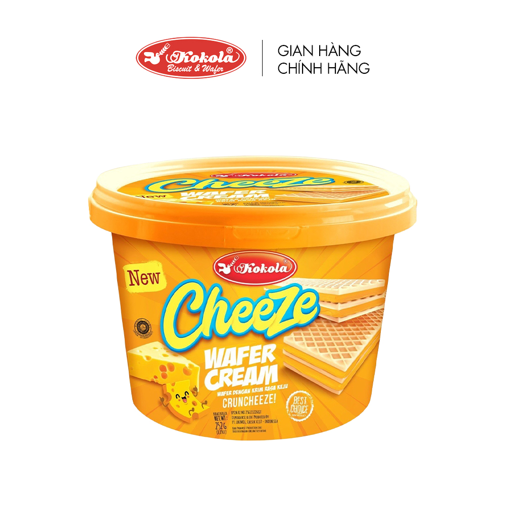 Combo 2 Bánh Xốp xô vị Phô Mai KOKOLA 252g
