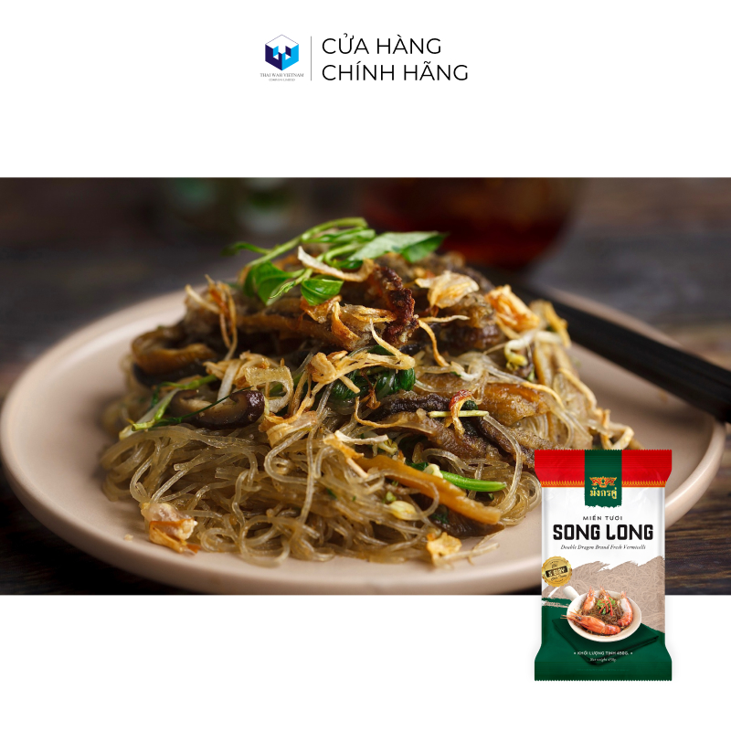 Miến tươi SONG LONG 450 g (Không cần ngâm - 5 giây chần trụng)