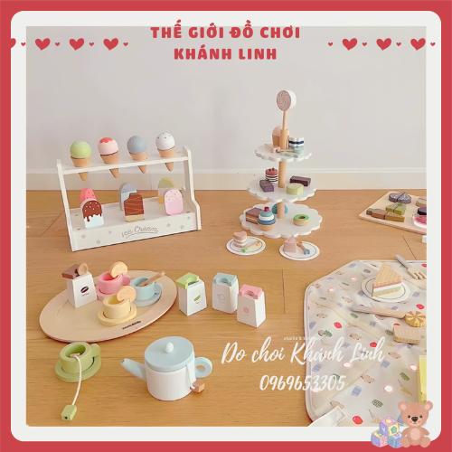 Đồ chơi ấm trà, tháp bánh, kem Nunukids