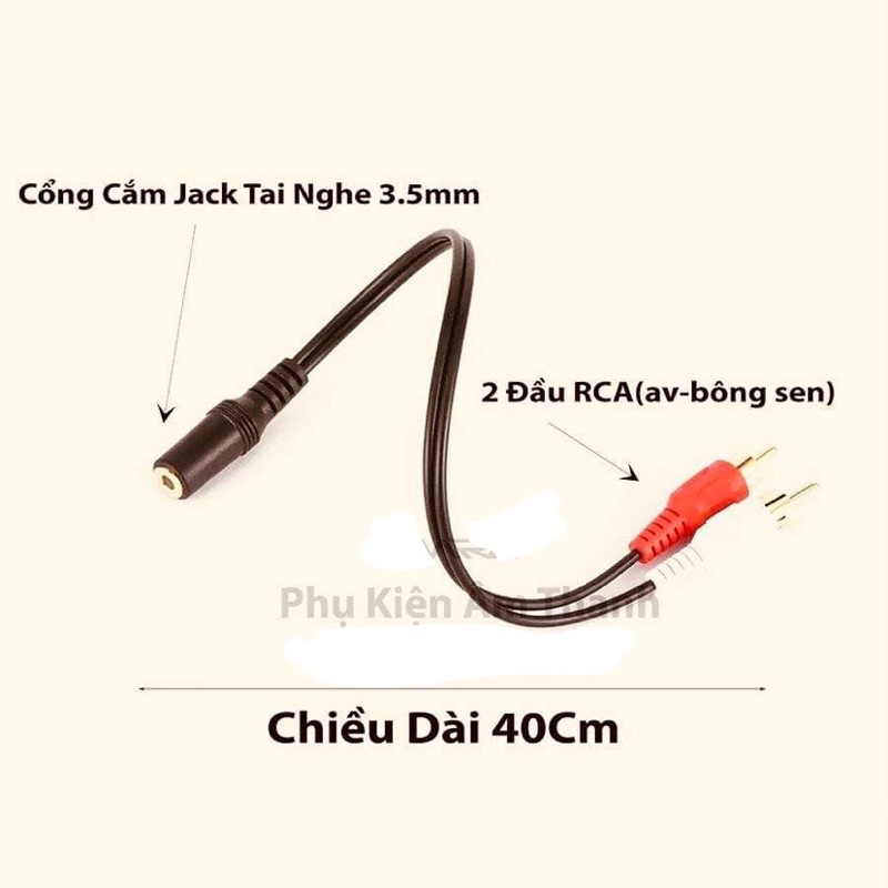 Jack chuyển AV sang 3.5 âm chuẩn