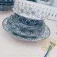 LOVERA x Awasaka Japan Black and White Modern 4 Piece Dinnerware Set. 