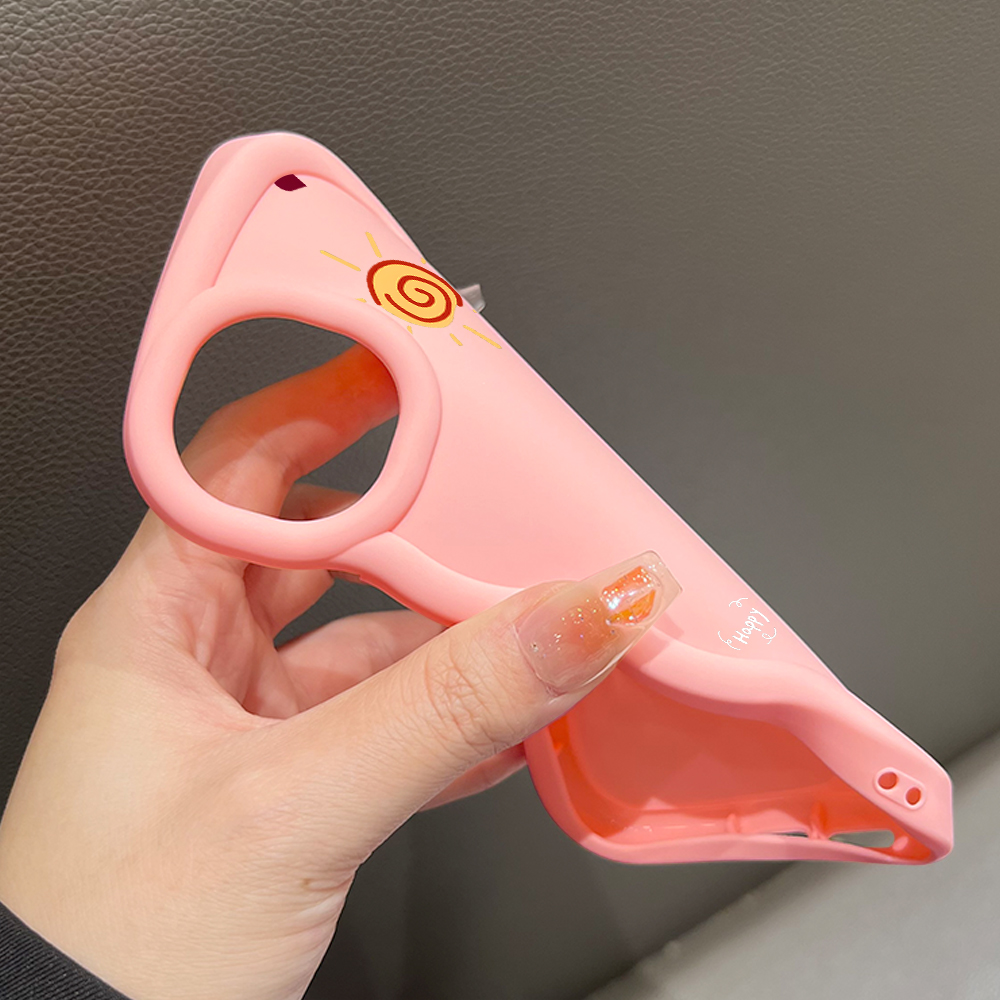 Hontinga for Redmi Note 13 12 11 10 9 Pro 4G Note 13 Pro Plus Xiaomi Poco M2 Pro Back Cover Happy Girl Luxury Phone Cover Soft Silicone Macaron Wave Mobile Case. 