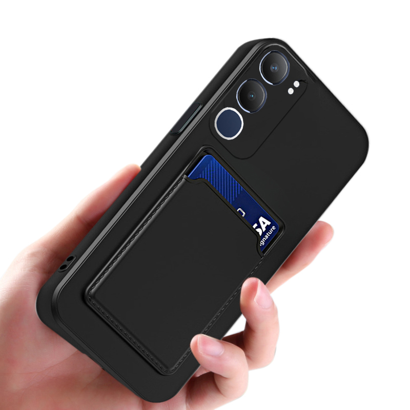 Phone case For Vivo Y19S Back cover Card Slot Card Silica Gel Soft Holder Wallet Case For Vivo Y19S Cover cases.