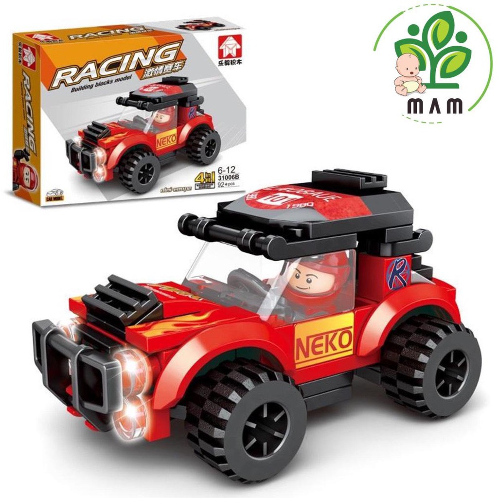 lego lắp ráp xe đua 92 chi tiết