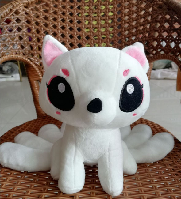 GẤU BÔNG CÁO 9 ĐUÔI SIÊU CU TE KÍCH THƯỚC 25CM