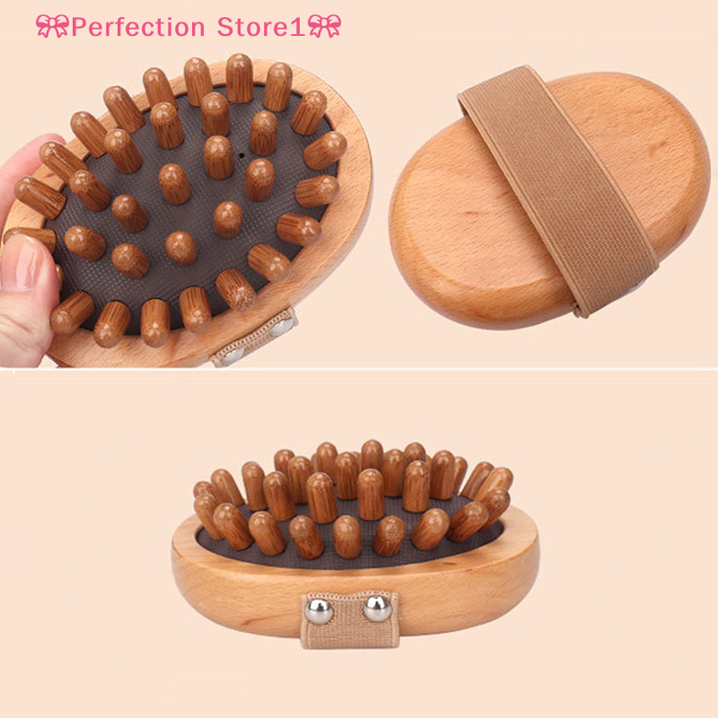 🎀Perfection Store1🎀 1PC gỗ đệm không khí cơ thể kinh tuyến massage chăm sóc sức khỏe lược bàn chải bàn chải tóc lược da đầu chăm sóc tóc khỏe mạnh tre Lược