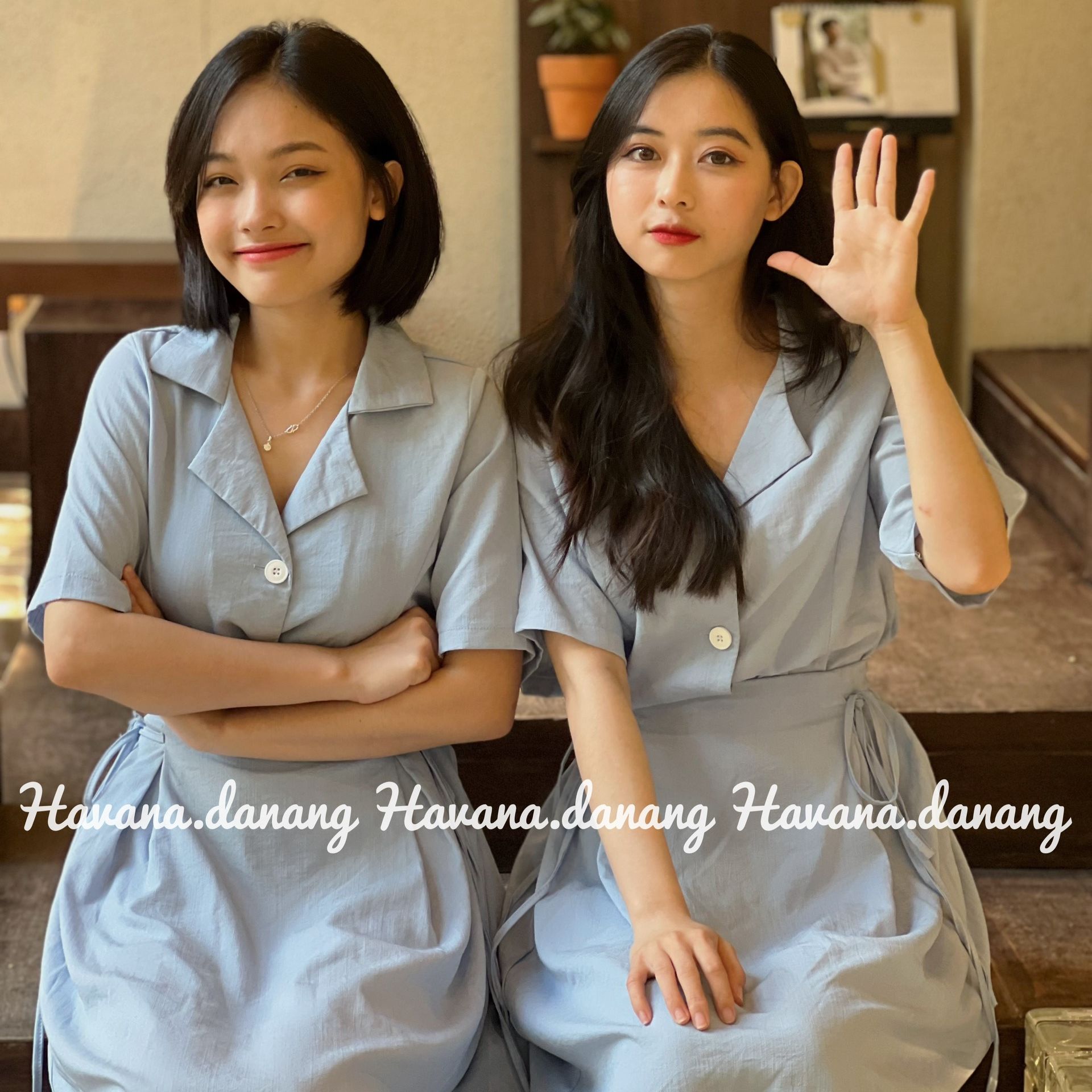 Set sơ mi chân váy đũi 🎉 [ ẢNH THẬT / FREESHIP ] 🎉 chân váy có chun