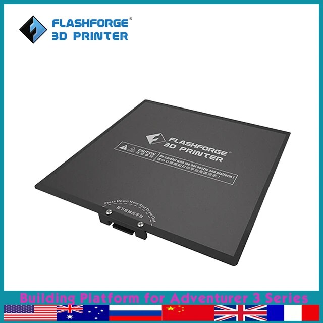 Flashforge Flexible Building Platform Assembly For Adventurer 3/3c/3lite/3 Pro 3d Printer Parts Spare Replacement Accessories