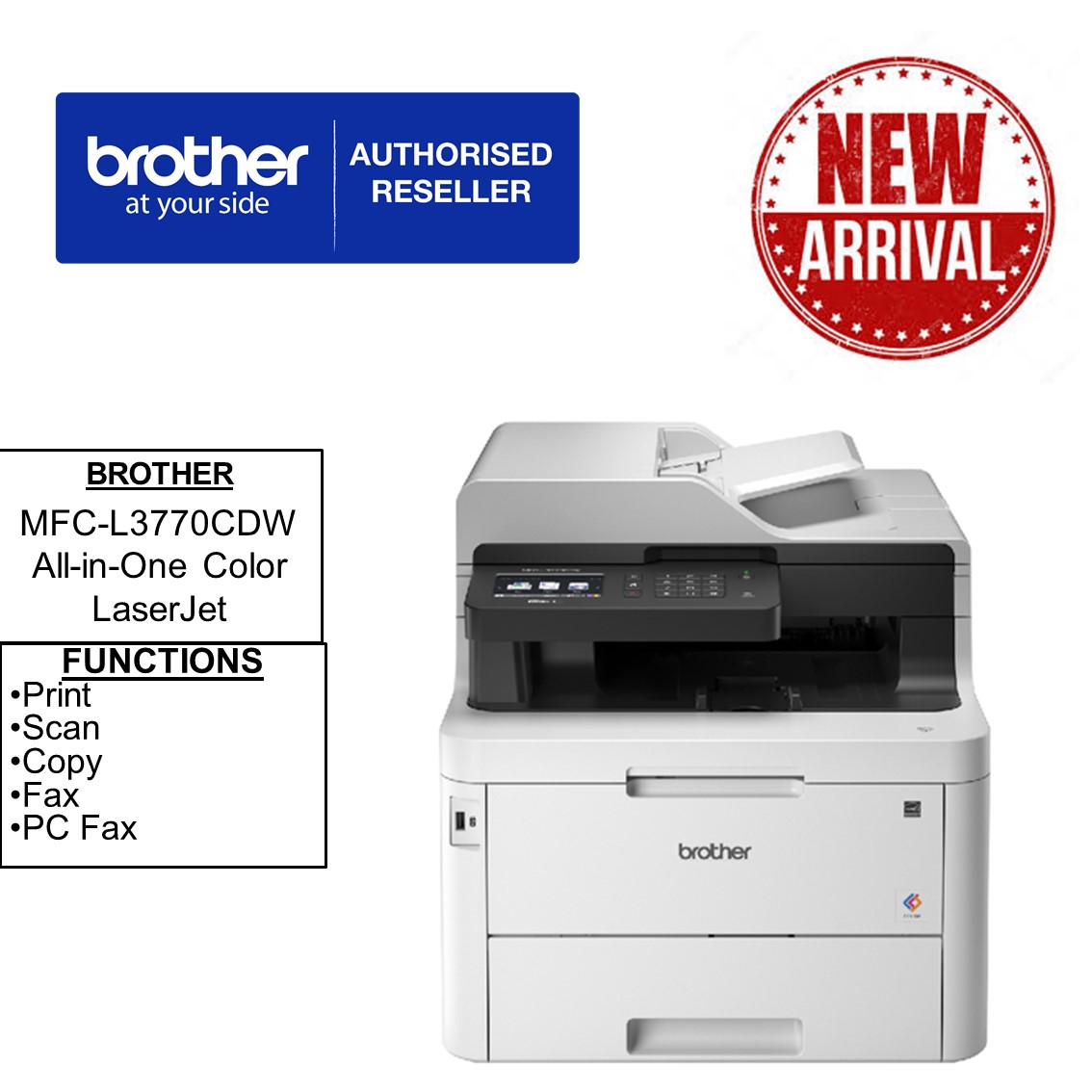 Brother Mfc L3770cdw Wireless Colour Led 3 In One Duplex Mobile Print Adf Printer Mfcl3770cdw Mfc L3770 Cdw 3770 L3770cdw Lazada Singapore