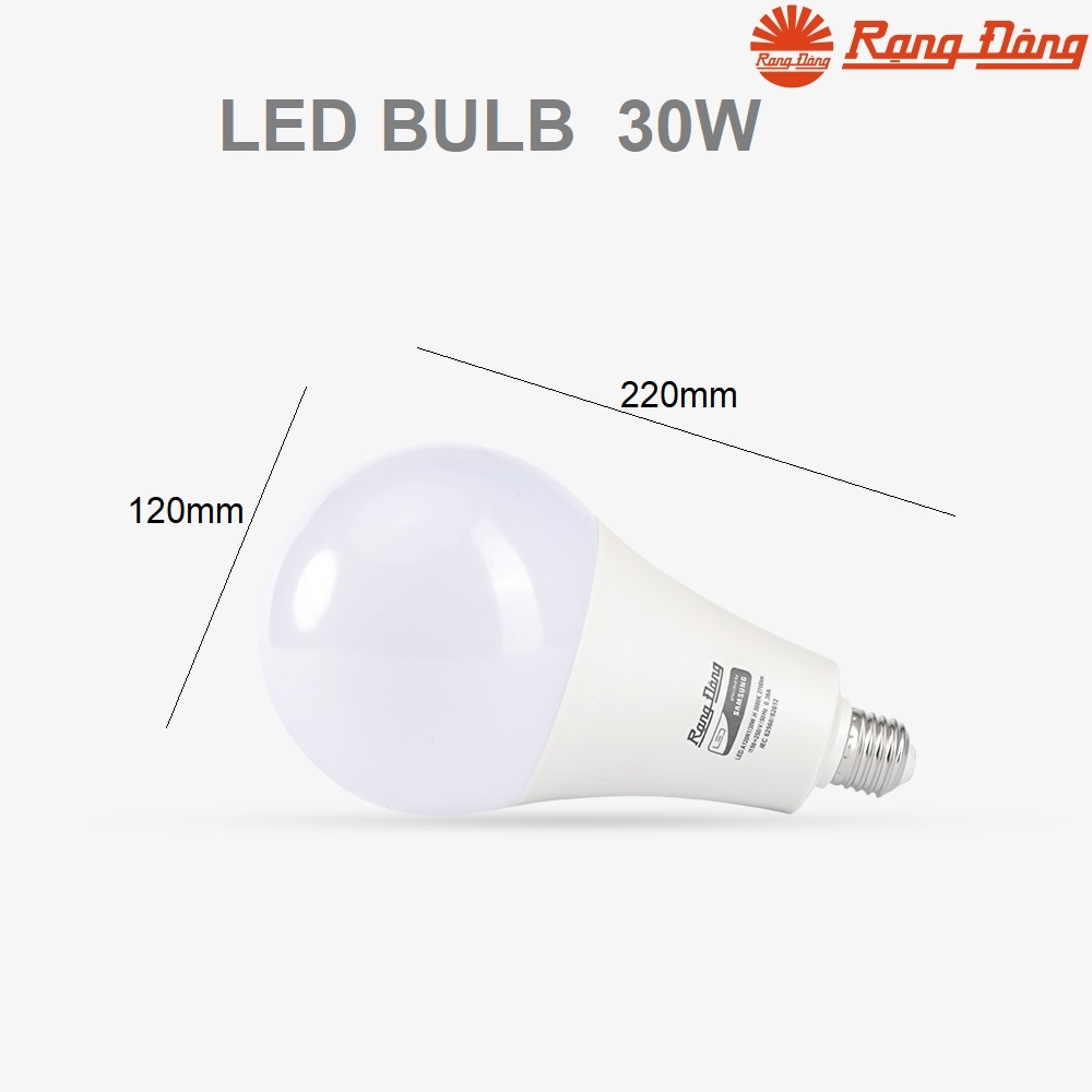 Bóng đèn led tròn 30w Rạng Đông