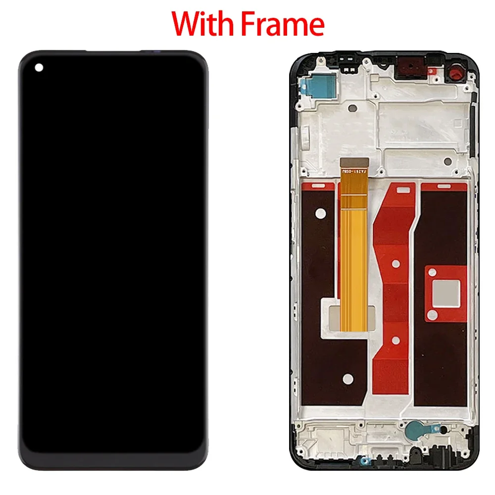 Original 6.5" Display For Oppo A54 4G CPH2239 LCD Touch Screen With Frame Digitizer Assembly Replacement For Oppo A54 4G LCD
