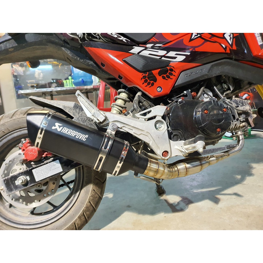Cổ pô Honda MSX 125 inox 304