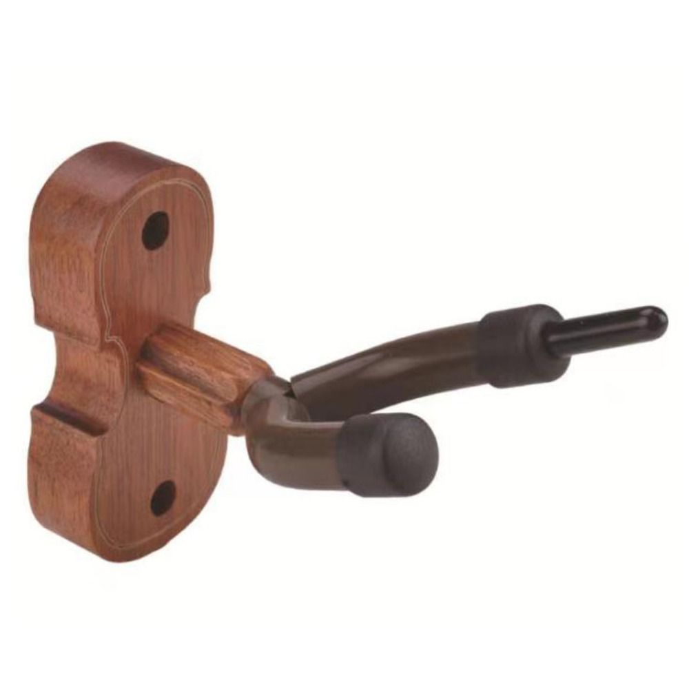 FIRST SONG Móc treo Móc treo đàn Violin Đế Gỗ Gỗ cứng Giá đỡ đàn violin có móc nơ Sử dụng gắn tường làm bằng gỗ cứng Bền Móc đàn violin gắn tường Phụ kiện vĩ cầm