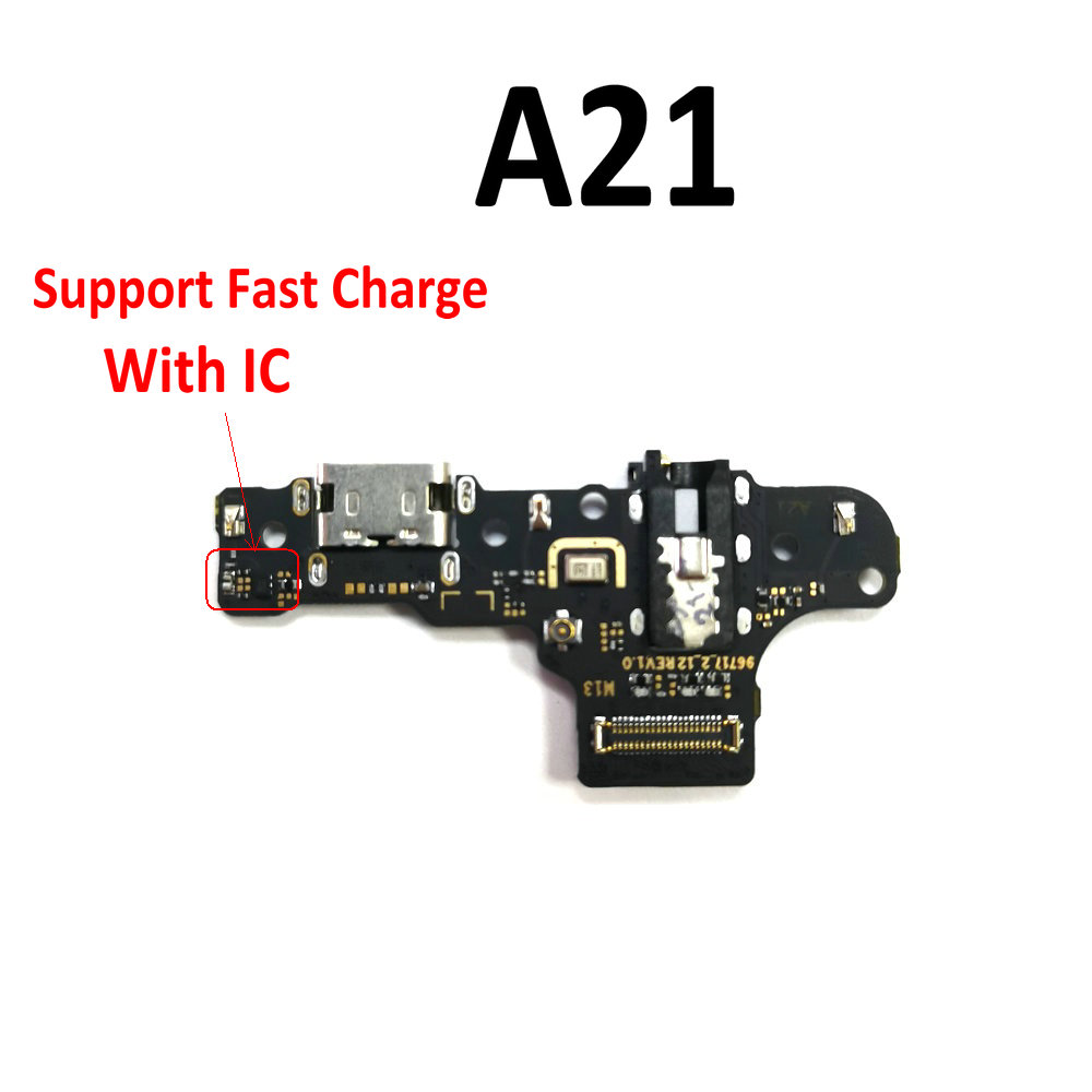 USB Charging Port Connector Board Parts Flex Cable With Microphone Mic For Samsung A01 A11 A21 A21S A31 A41 A51 A71 M11 M21 M31 M30S M31S