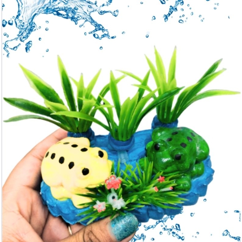 HIASAN DEKORASI AQUARIUM AQUASCAPE KATAK 2