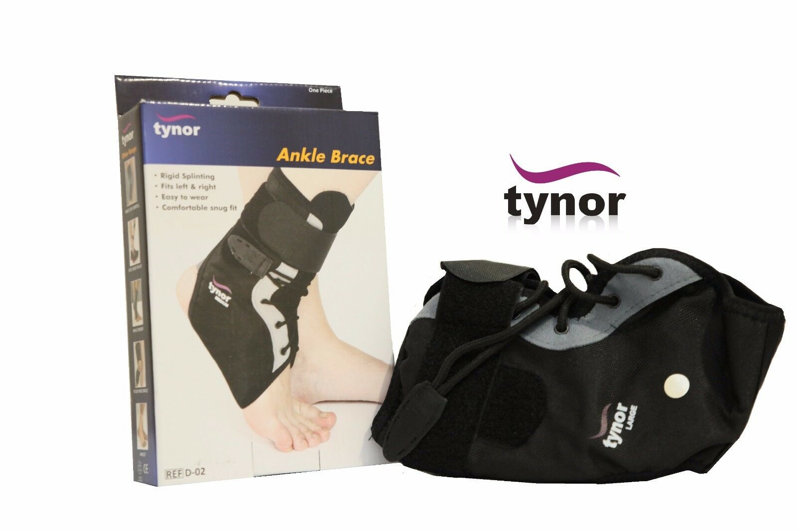 Đai nẹp cố định cổ chân có dây buộc Tynor D02