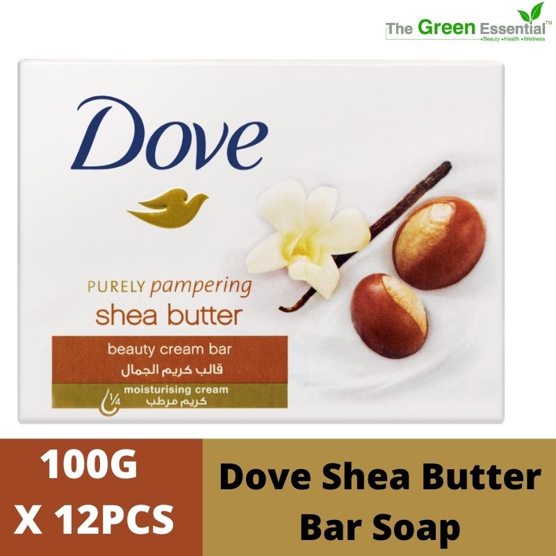 Pack Of 12 Dove Purely Pampering Shea Butter Beauty Bar With Vanilla Scent Soap 12 X 100g Lazada Singapore
