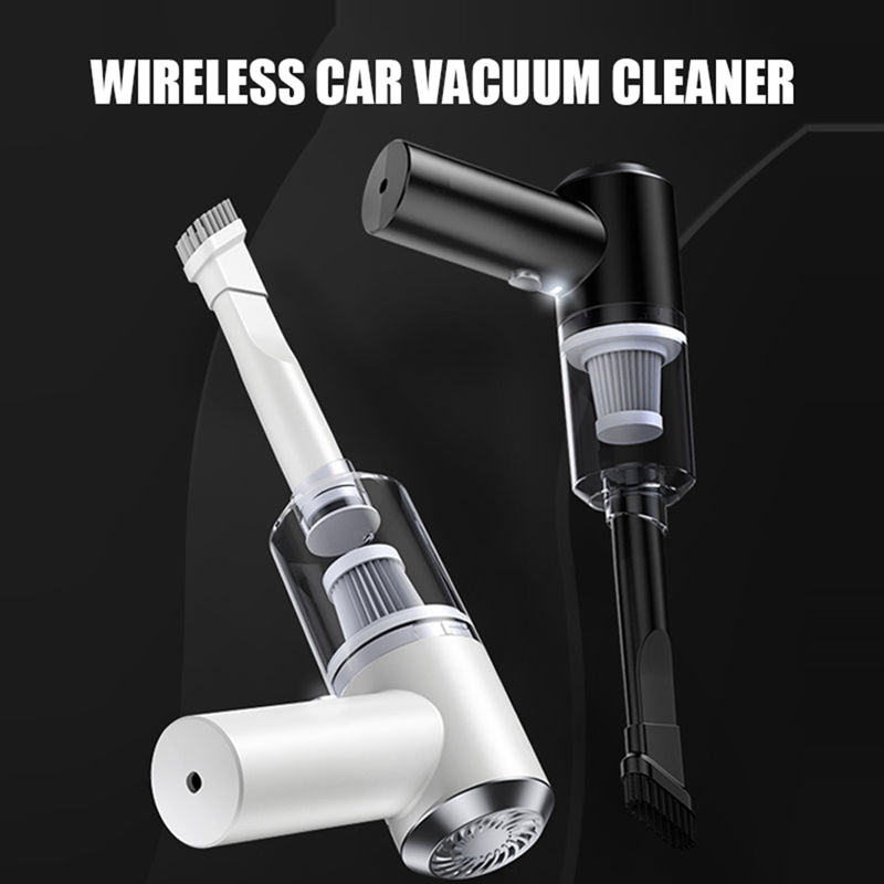 Mini Cordless Car Vacuum & Air Duster - 120W, 25kPa Suction, 9000mAh, 210,000 RPM, 4-in-1 Handheld Cleaner