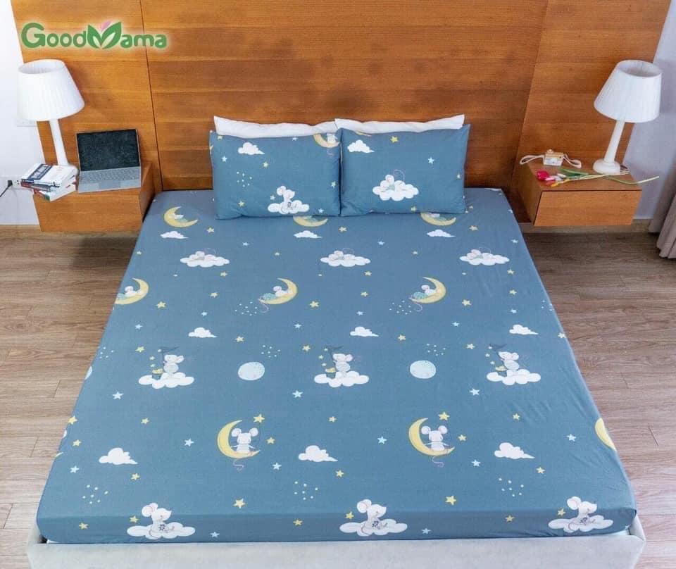 GA CHỐNG THẤM  HOA VĂN  CHO BÉ YÊU TỪ 1M6 ĐẾN 2M2(GIAO MÀU NGẪU NHIÊN)