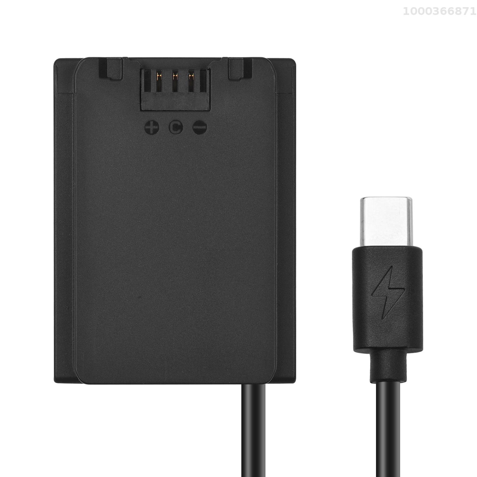 Andoer NP-FZ100 Dummy USB-C Bộ chuyển đổi khớp nối Với loại USB C Mùa Xuân Điện thay thế cáp Cho Alpha A6600 A7C A7III A7Siii A7Riii A7RiV A9 A9II A9R A9S Máy Ảnh