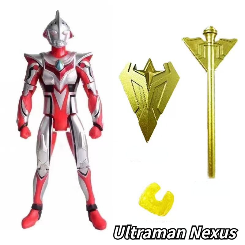 Bộ sưu tập ultraman nexus mô hình khớp siêu di chuyển trang trí hình cậu bé đồ chơi quà tặng sinh nhật