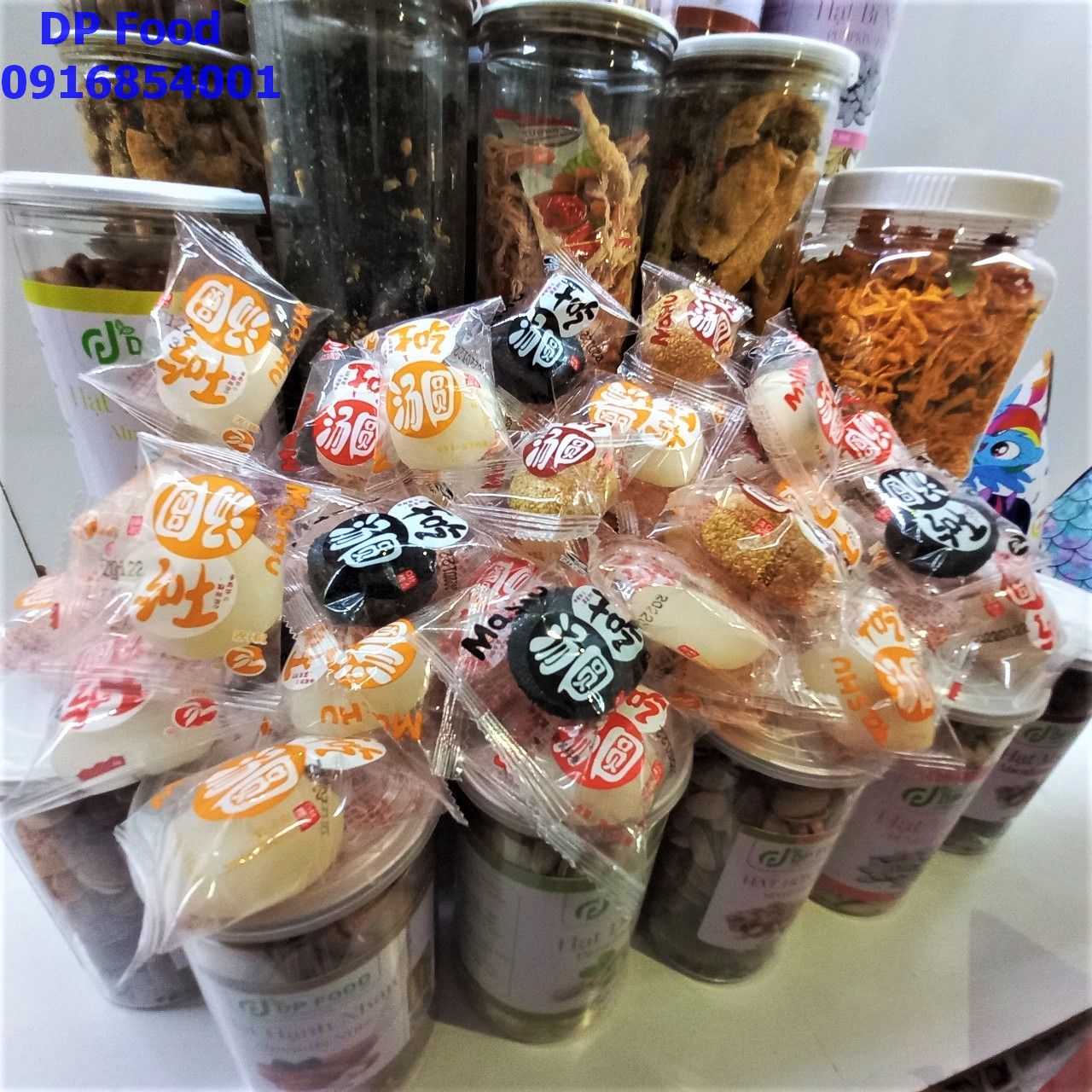(THÙNG 2KG) Bánh Mochi Tròn mix 4 Vị Siêu Hot