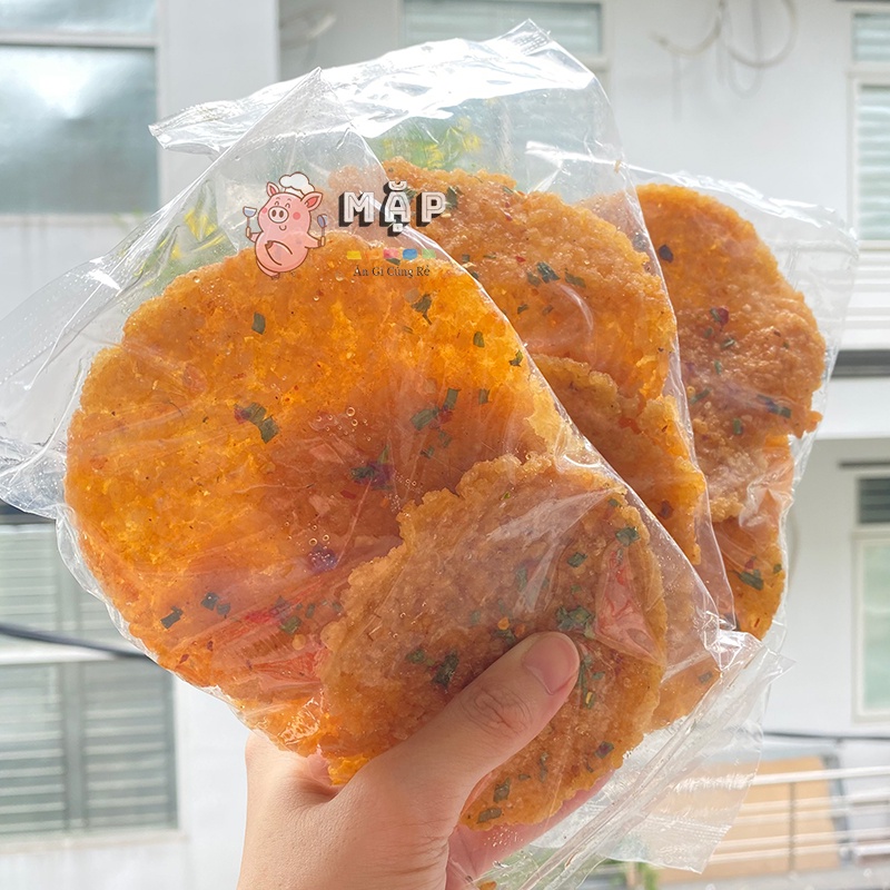 Cơm Cháy Chiên Mắm Hành Ớt giòn rụm thơm ngon [1 Gói 3 miếng]