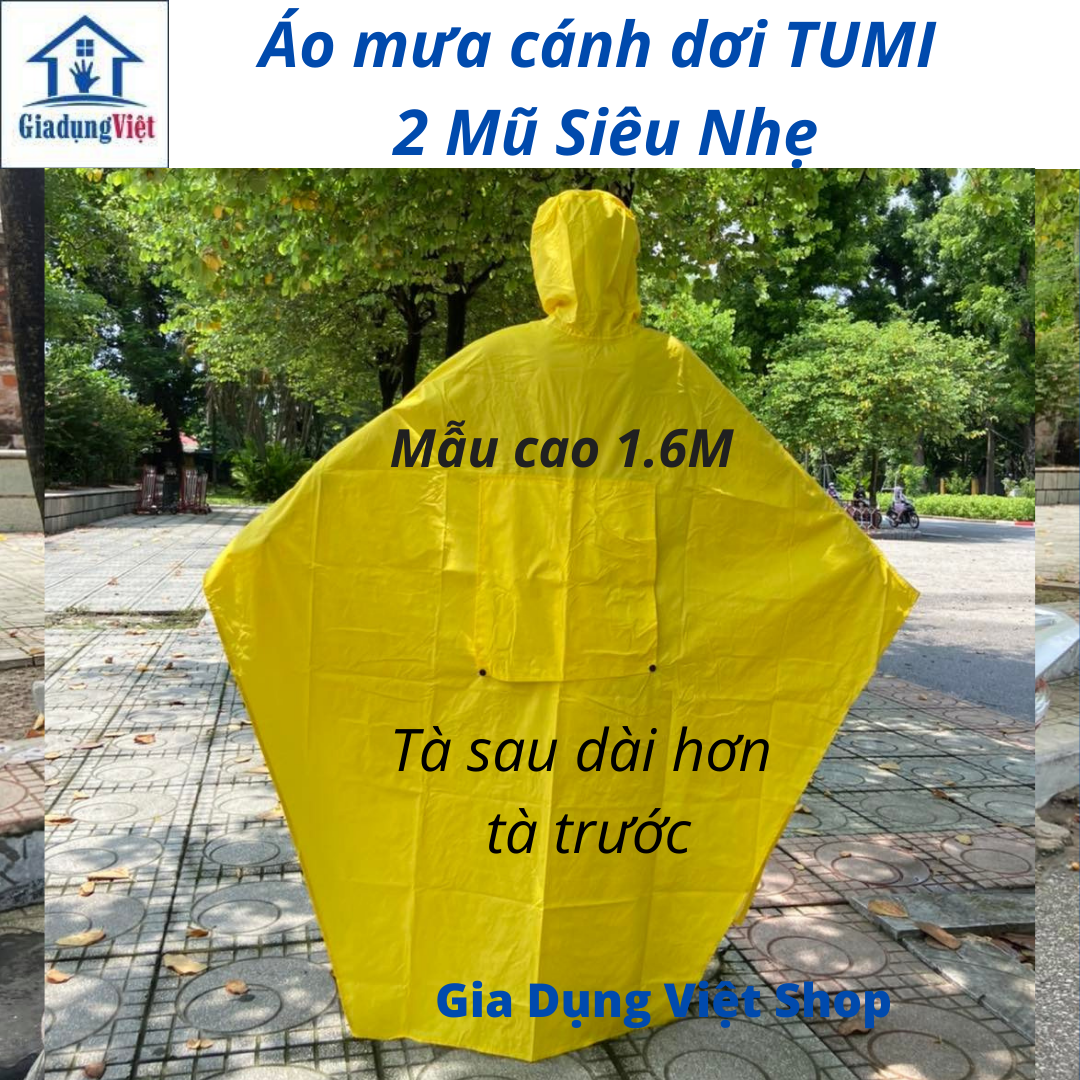 Áo Mưa TumI 2 Đầu Siêu Nhẹ