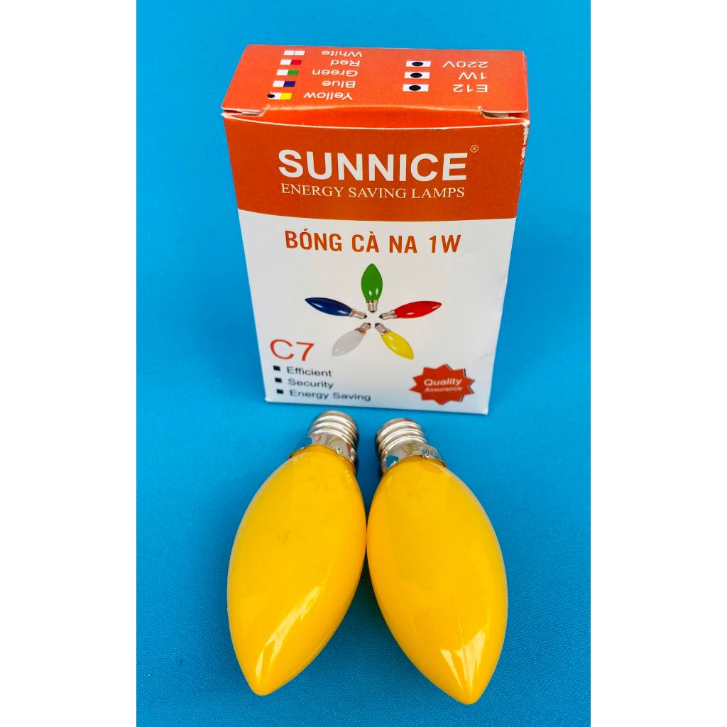 BÓNG CÀ NA 1W 2CÁI/1HỘP (VÀNG)