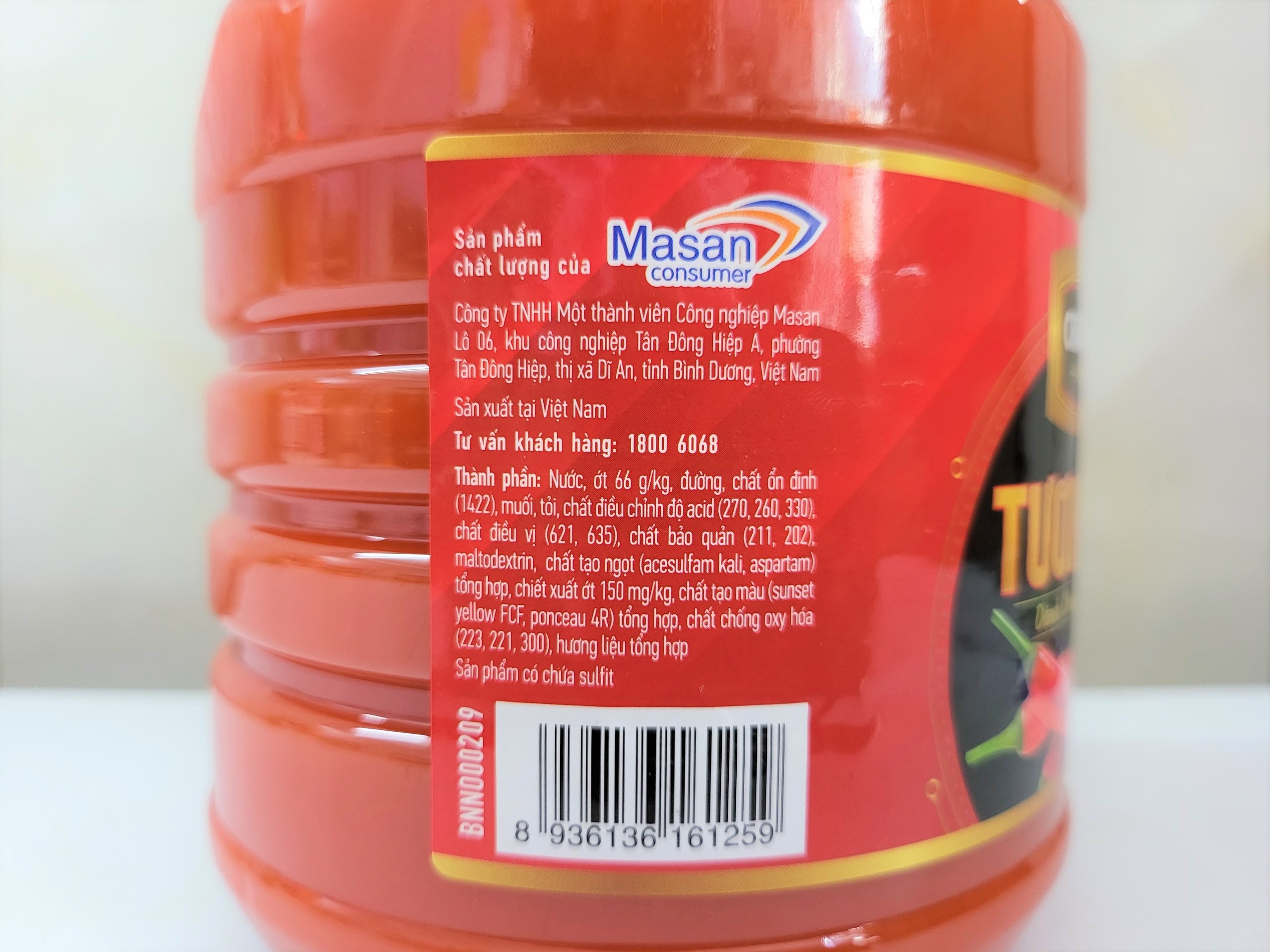 [BÌNH LỚN 2.1 Kg] TƯƠNG ỚT Chin Su [VN] MASAN Chilli Sauce