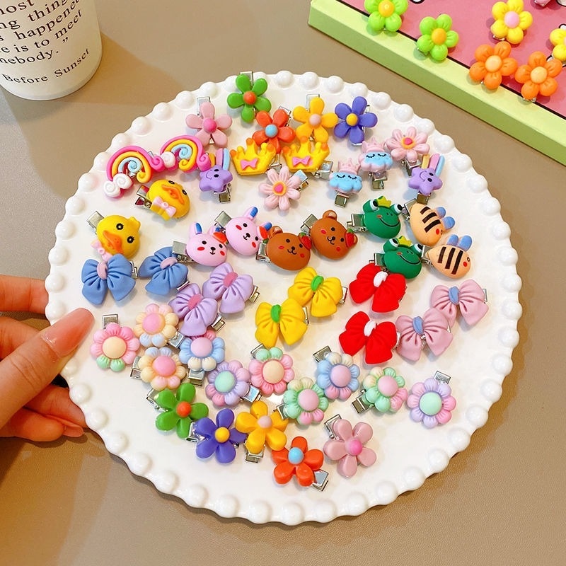 Set 10 Kẹp Tóc Mini Dễ Thương Cho Bé