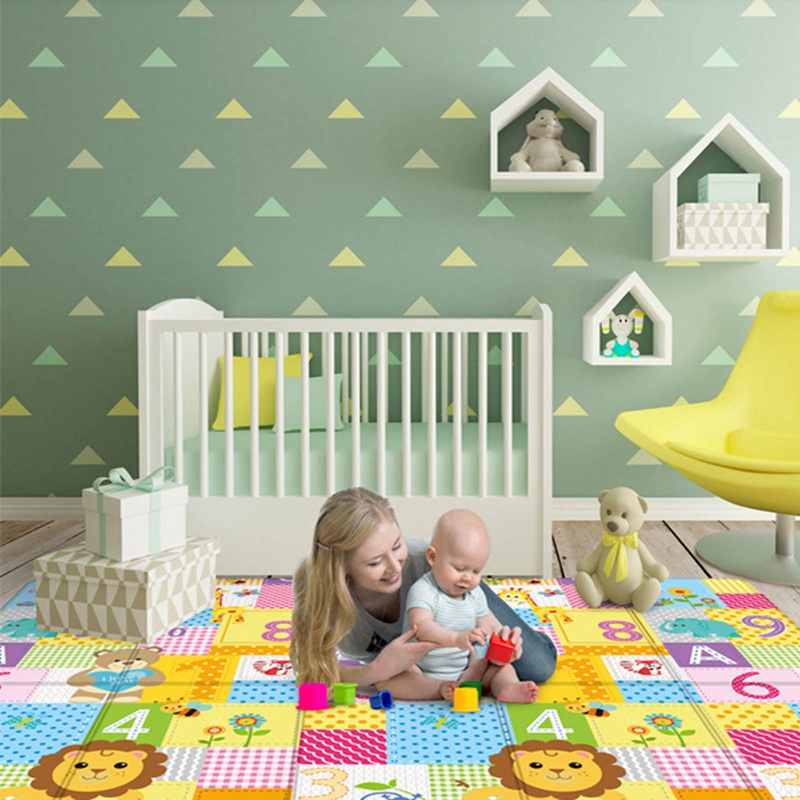 *Gamma Baby-180 * 100cm XPE Baby Play Mat Crawling Pad Large Foldable Kid Carpet Playmat