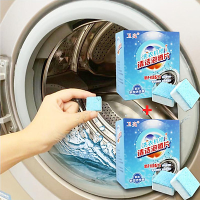 Combo 48 viên tẩy sạch lồng máy giặt at house - chất làm sạch lòng máy giặt nhanh chóng,chất tẩy vệ sinh lồng máy giặt,diệt vi khuẩn và cặn dơ trong lồng máy giặt