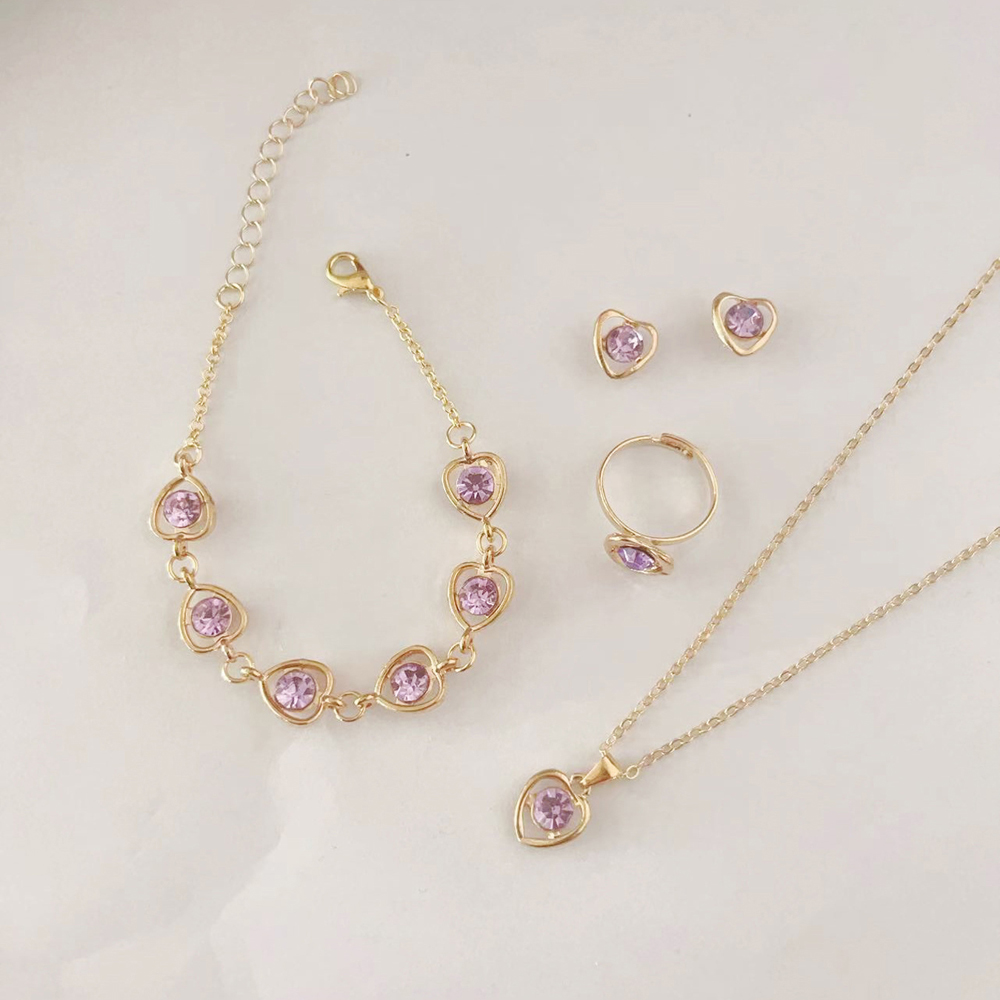 Pink%20Fashon%20Elegant%20Women%20WristWatch%206Pcs%20Heart%20Ring%20Necklace%20Earrings%20Bracelet%20Set%20PU%20Strap%20Ladies%20Quartz%20WristWatch%20No%20Box%20-%20Image%2010